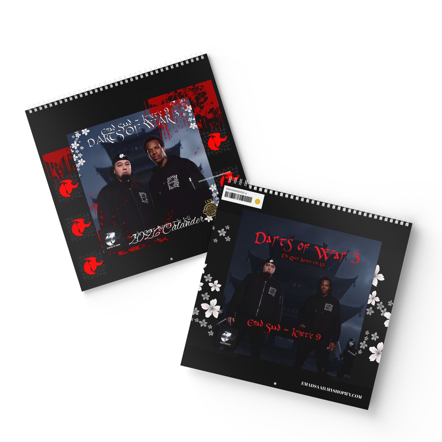 DARTS OF WAR 3  2026 Wall Calendar