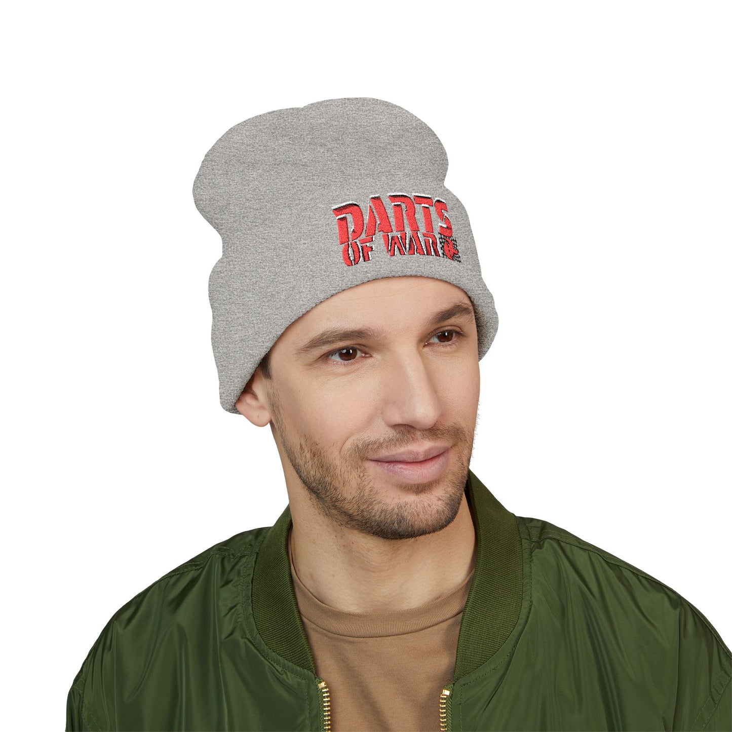 Darts of War Embroidered Cuffed Beanie