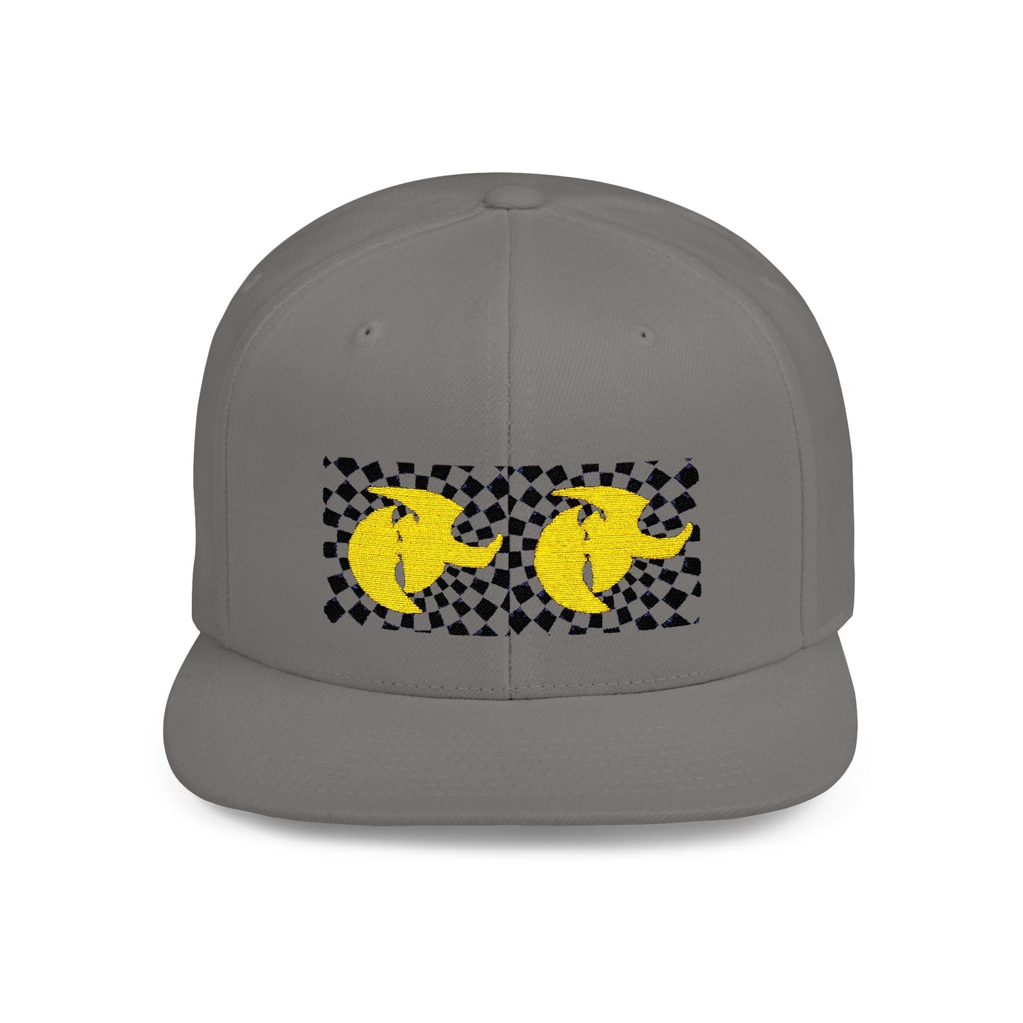 HK logo Checkerboard Snapback Cap Choose any color