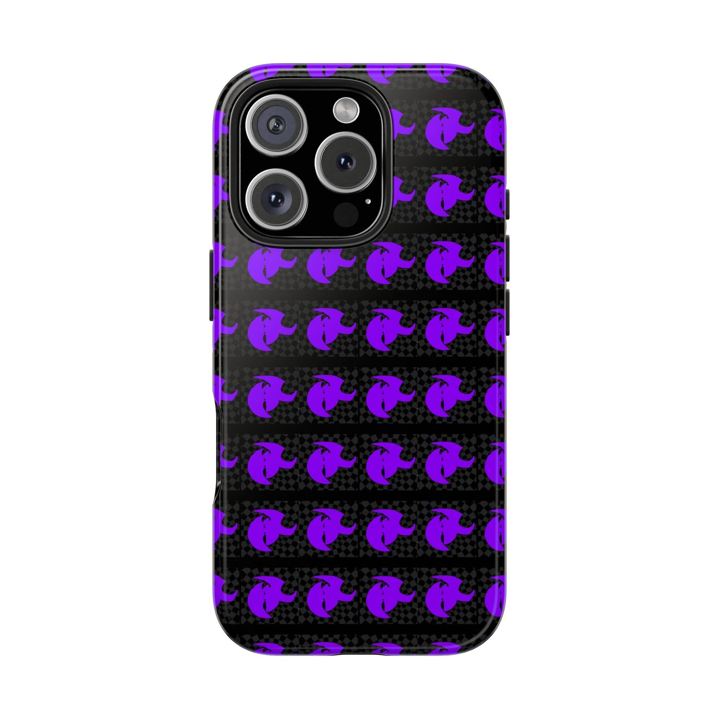 HK Logo Bold Purple Graphic Tough Phone Cases - Durable Protection for Every Style