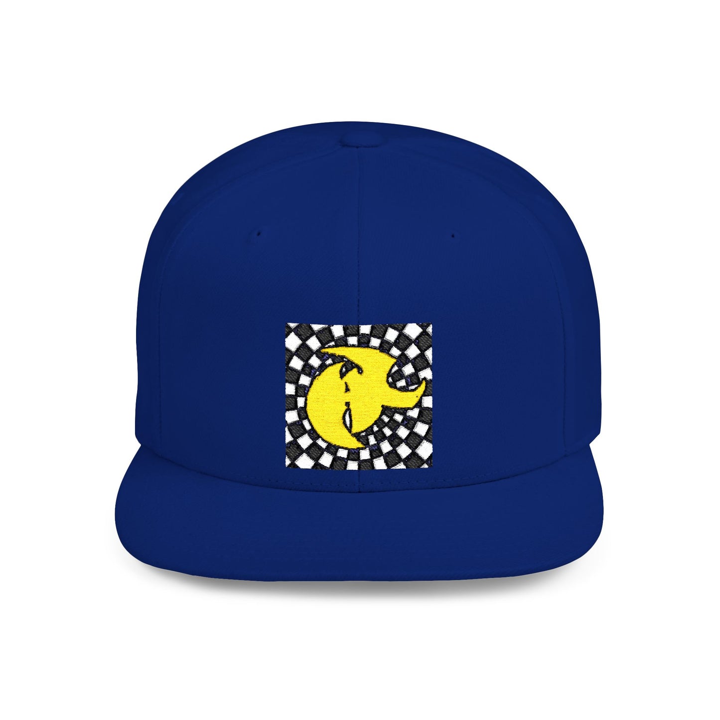 HK Logo Flat Bill Snapback Hat