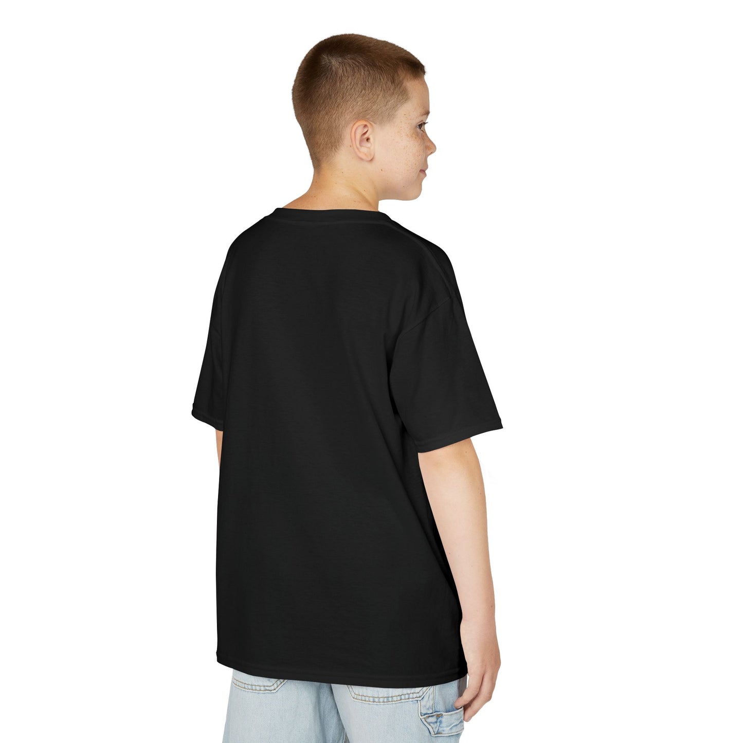 Kids Tee — Checkered HK Graphic with “EMAD SAAD”