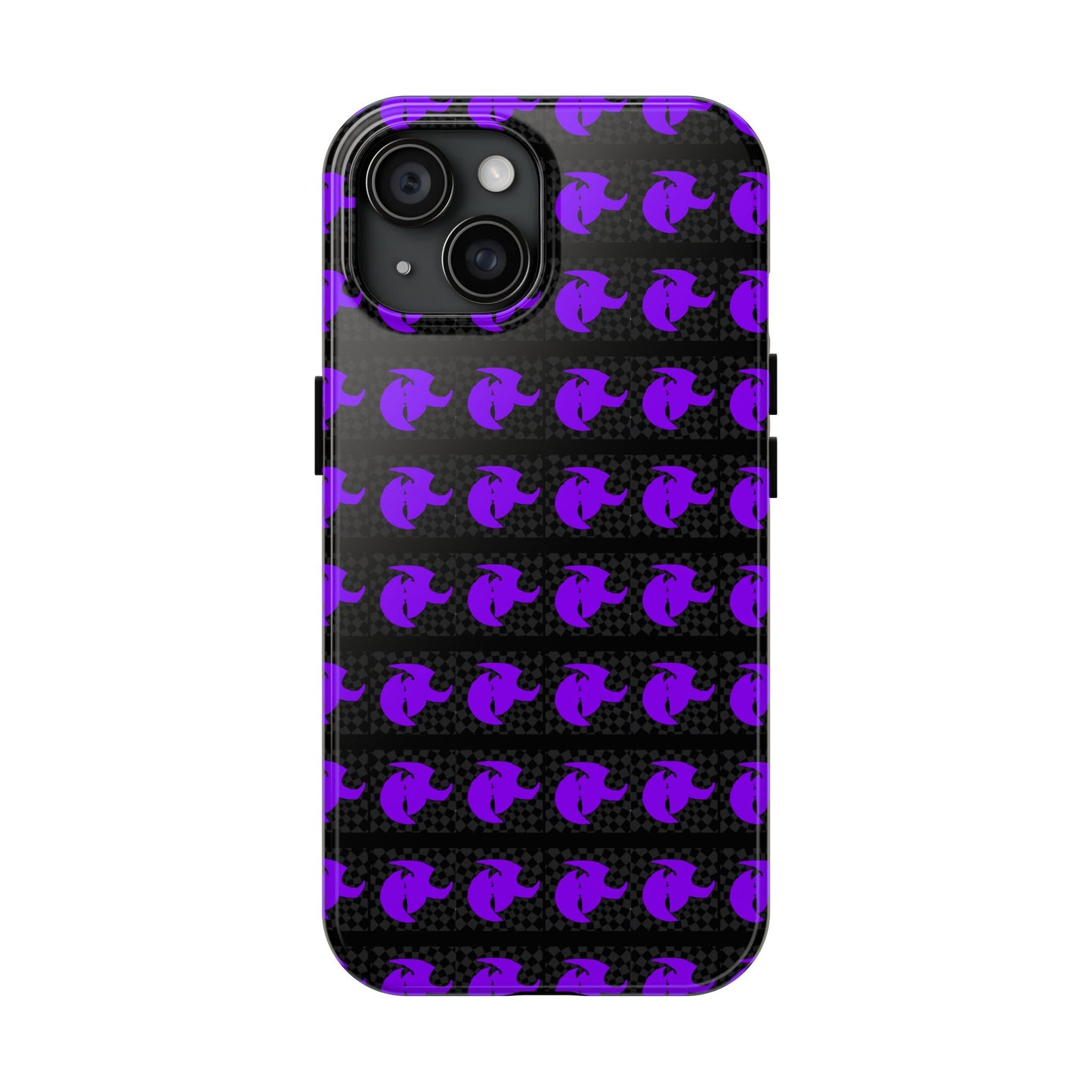 HK Logo Bold Purple Graphic Tough Phone Cases - Durable Protection for Every Style