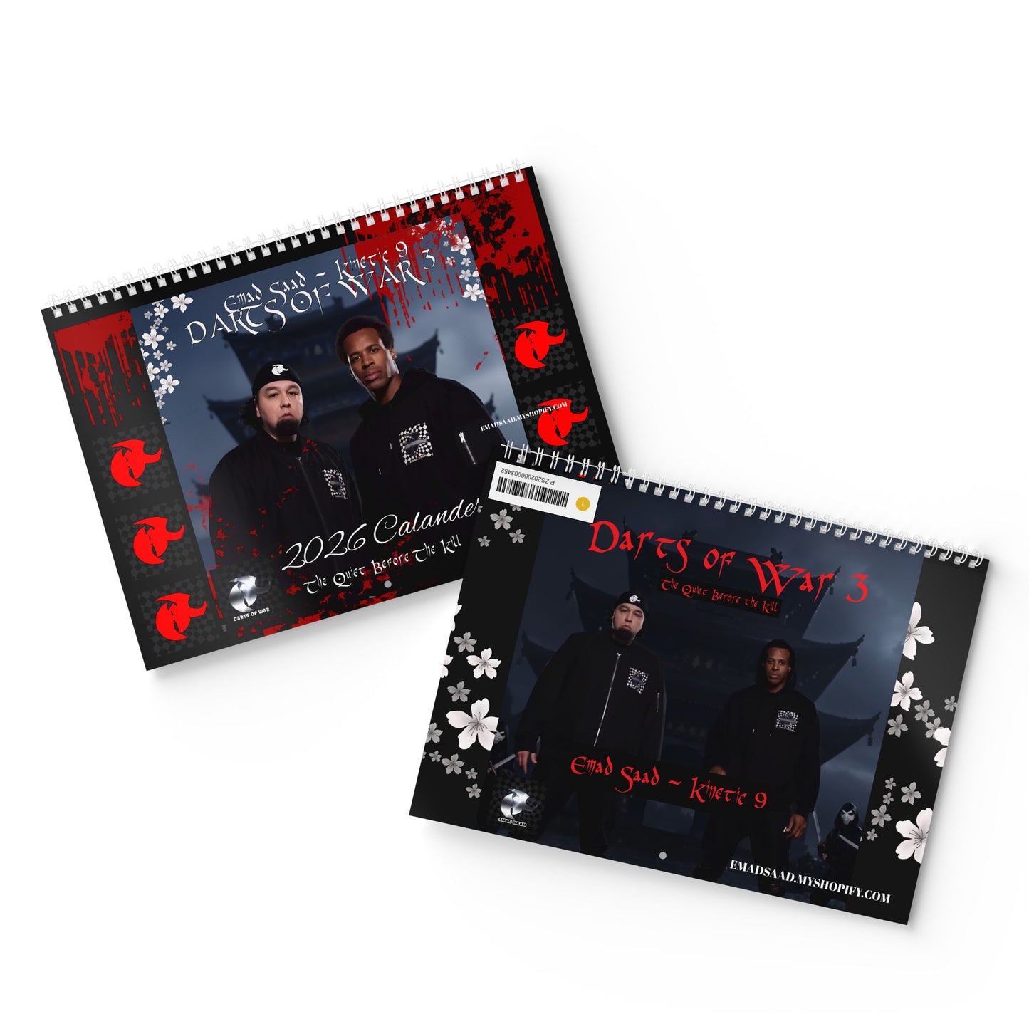 DARTS OF WAR 3  2026 Wall Calendar