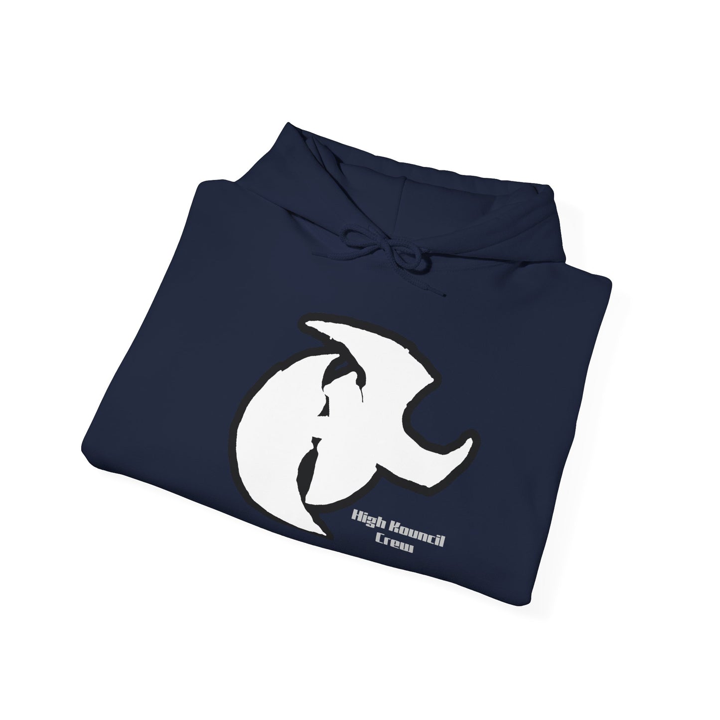 Unisex Heavy Blend™ Hooded Sweatshirt - Abstract Moonlit Dance Design