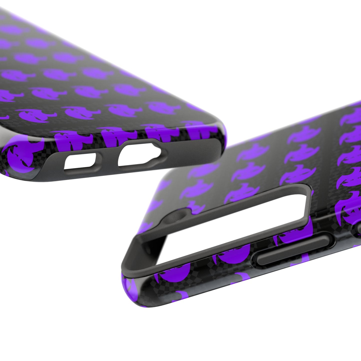 HK Logo Bold Purple Graphic Tough Phone Cases - Durable Protection for Every Style