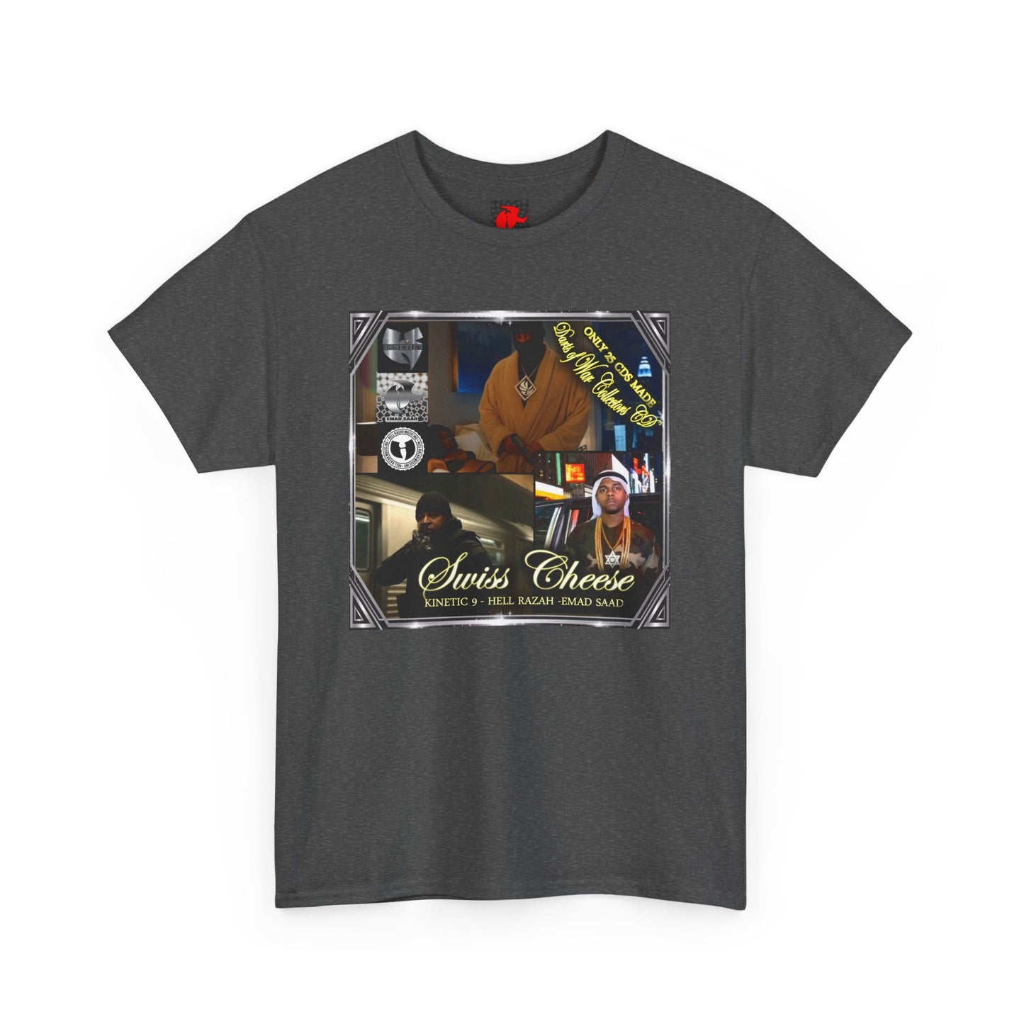 Swiss Cheese Darts of War 3 , Unisex Cotton T-Shirt, Hell Razah , Kinetic 9