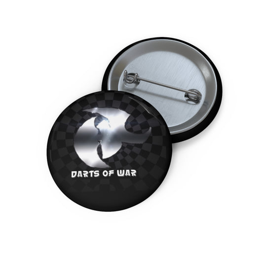 Darts o' War Pin Button — Custom Dartboard Game Enamel-Style Badge