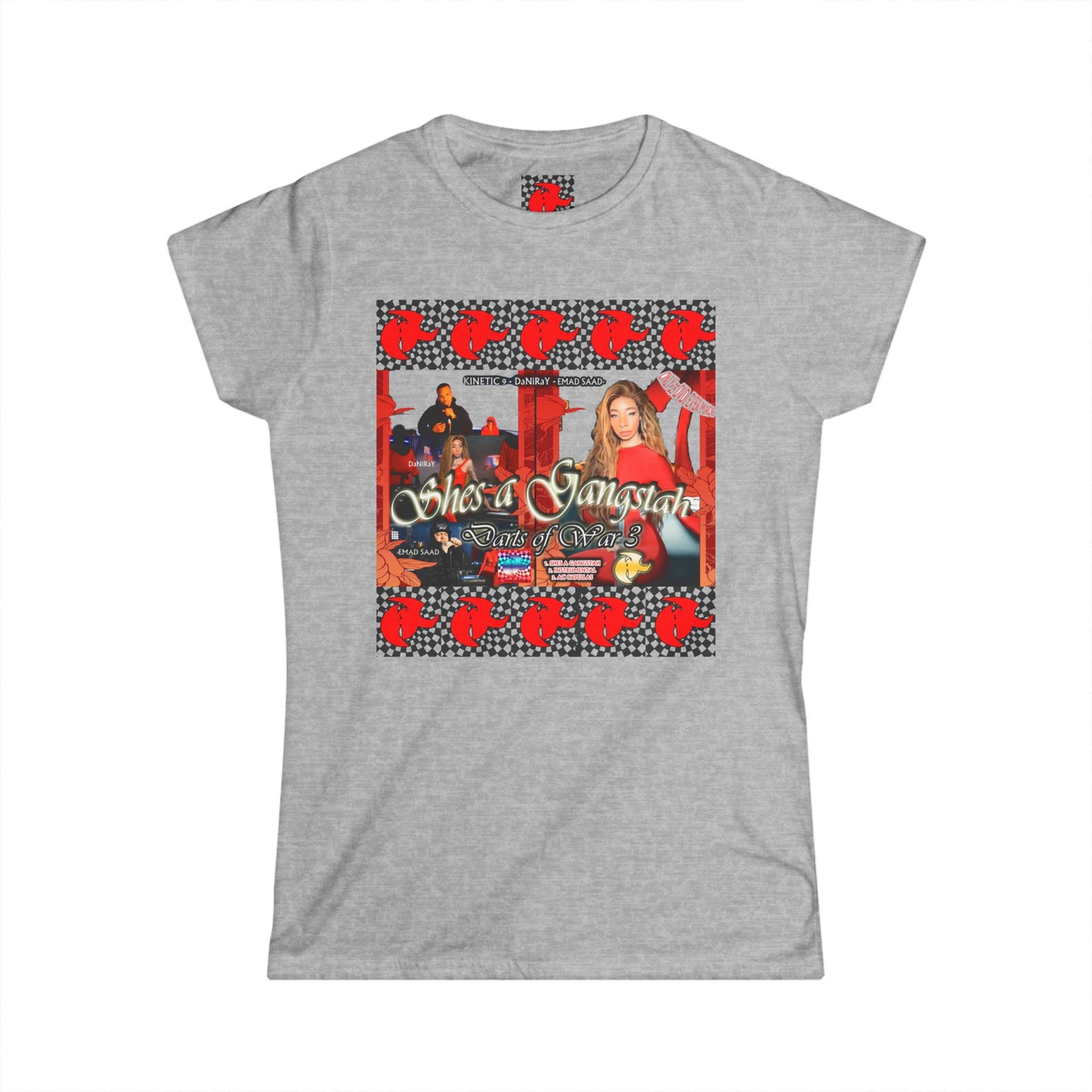 Shes A Gangstah Women's Softstyle Tee - Bold & Unique Design