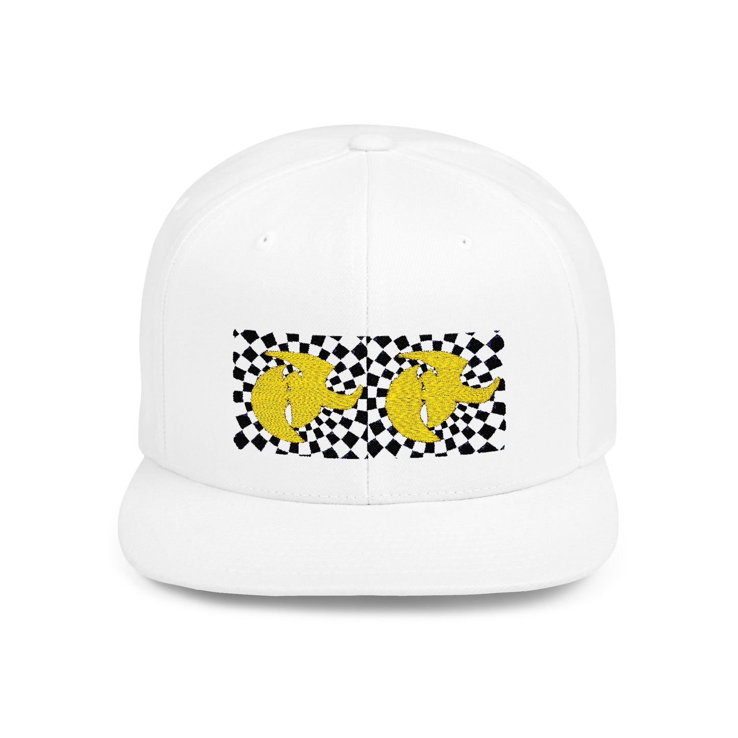 HK logo Checkerboard Snapback Cap Choose any color
