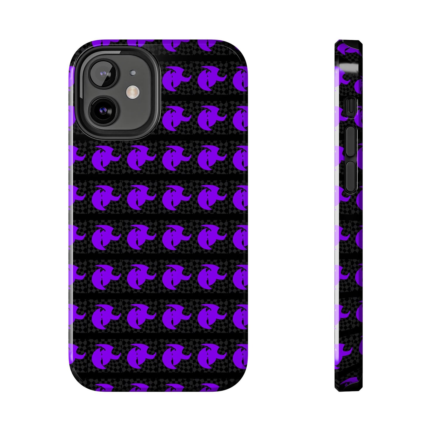HK Logo Bold Purple Graphic Tough Phone Cases - Durable Protection for Every Style