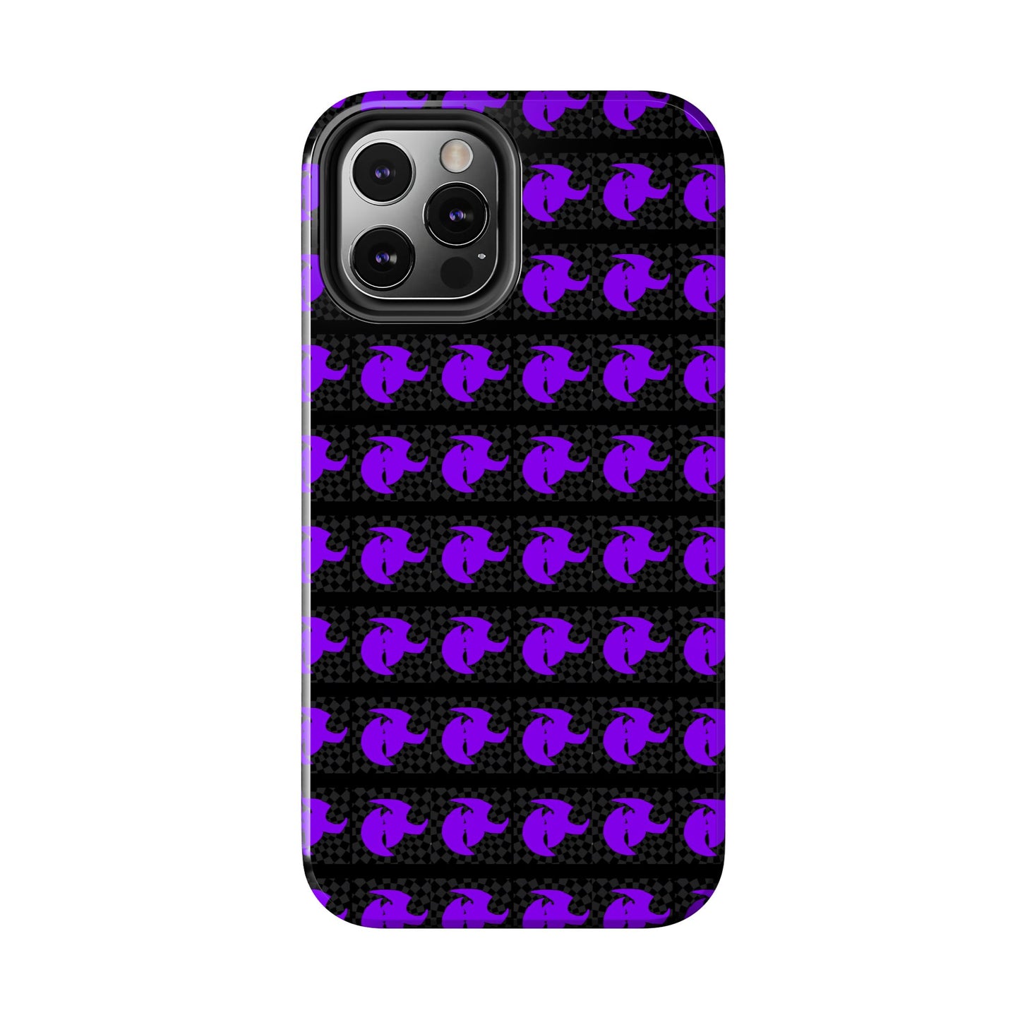 HK Logo Bold Purple Graphic Tough Phone Cases - Durable Protection for Every Style