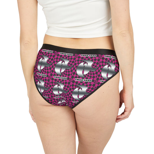 Emad Saaad Graphic Women's Underwear - Fun & Comfortable Cheeky Panties