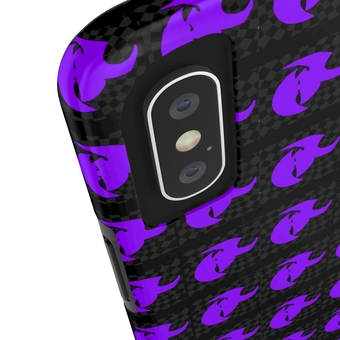 HK Logo Bold Purple Graphic Tough Phone Cases - Durable Protection for Every Style