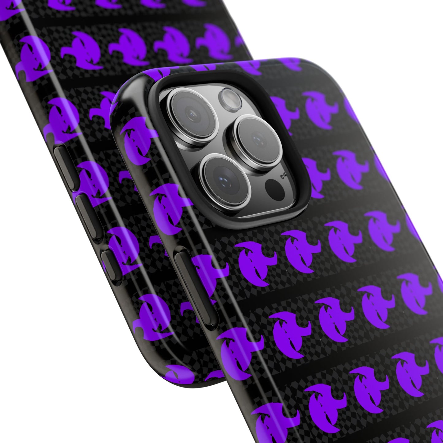 HK Logo Bold Purple Graphic Tough Phone Cases - Durable Protection for Every Style