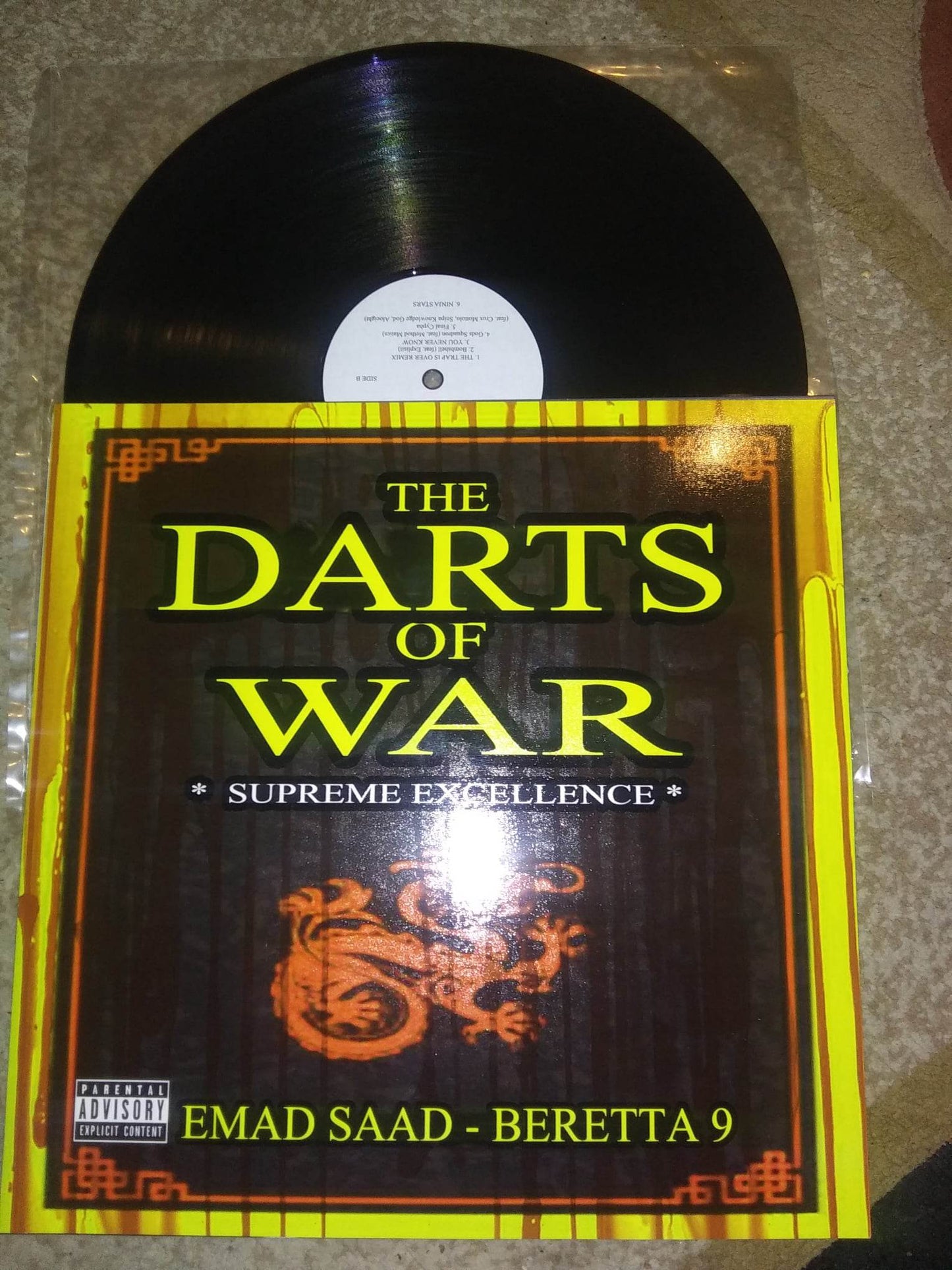 DARTS OF WAR PART 1 VINYL RECORD