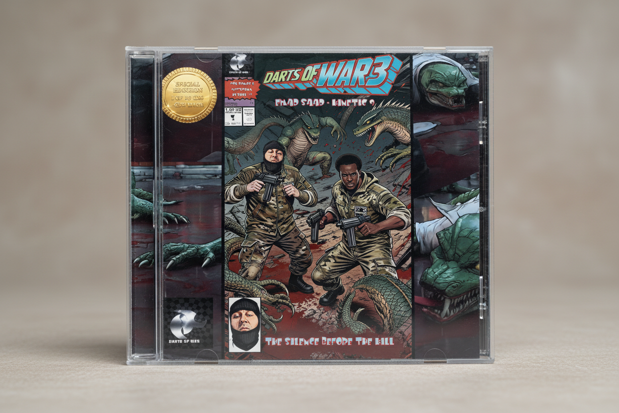 2nd edition Darts of War 3 Cd with Alternate Art (Only 10 Made)