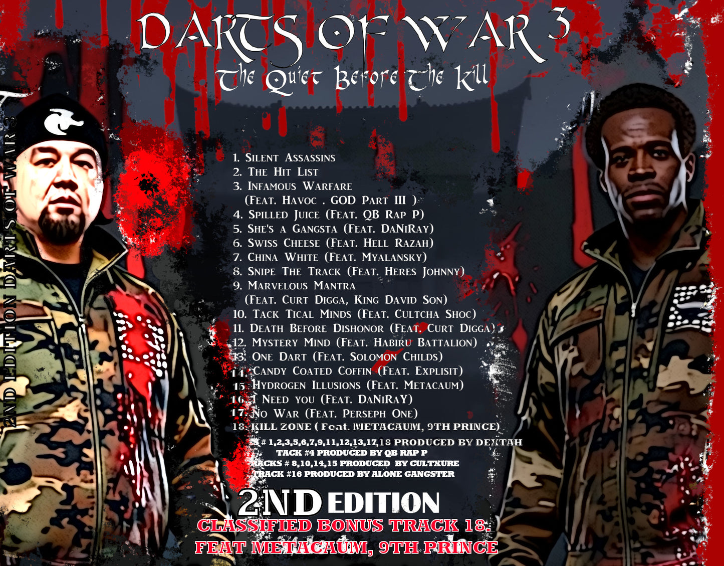 2nd edition Darts of War 3 Cd with Alternate Art (Only 10 Made)