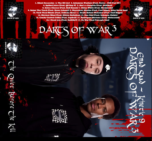 1ST Edition Darts of War 3 Cassette Tape