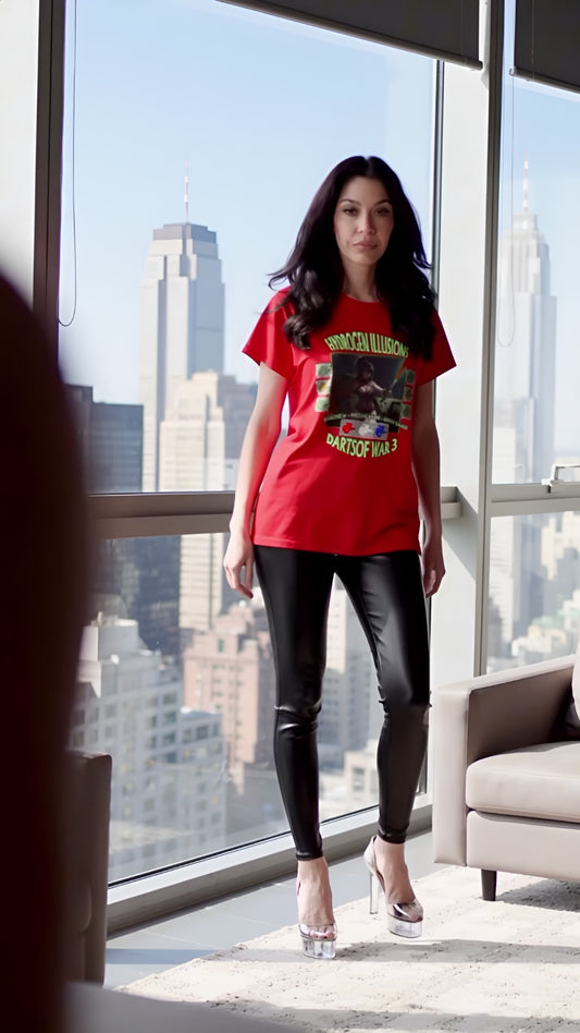 Hydrogen Illusions Dartsof War 3 Womans Graphic Tee