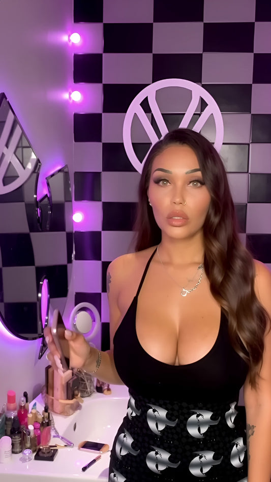 HK LOGO Women's Racerback Dress with Stylish Graphic Print