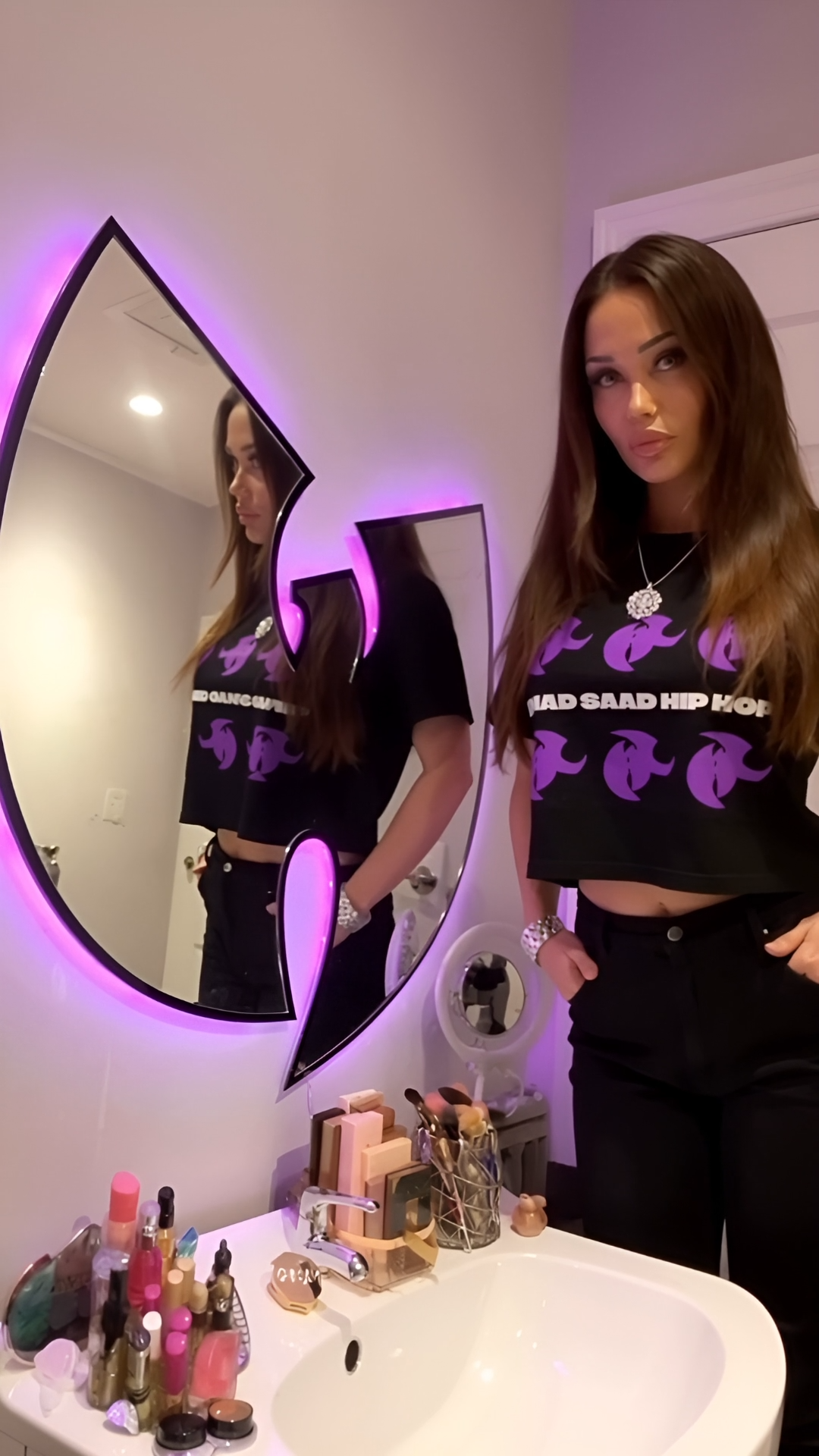 Emad Saad Hip Hop Cropped T-Shirt for Trendy Style & Streetwear Enthusiasts