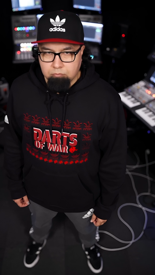 Adidas Darts of War Fleece Hoodie  Cozy Casual Wear