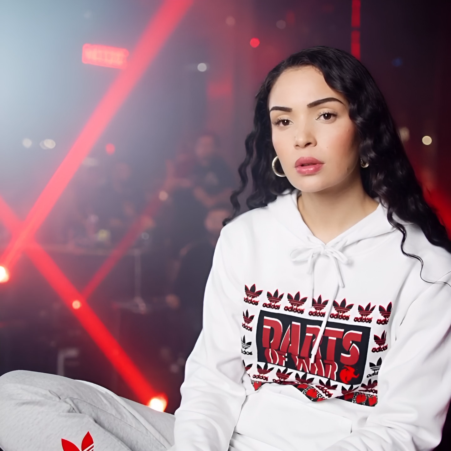 Adidas Darts of War Fleece Hoodie  Cozy Casual Wear