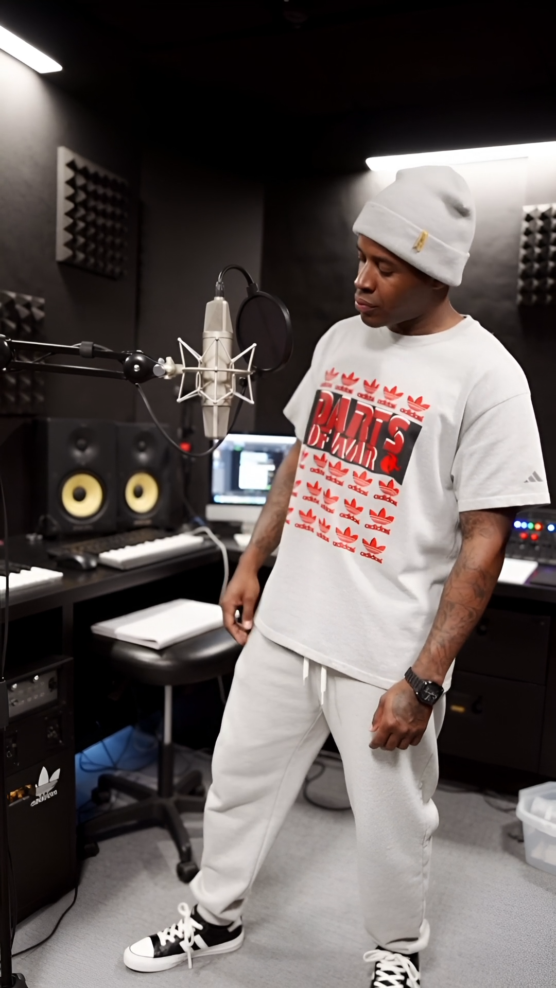 Adidas Darts of War Tee Shirt , Casual Style, Streetwear